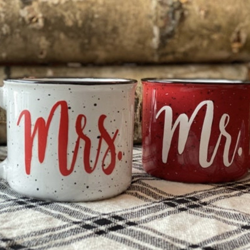 Mr. and Mrs. Campfire Mug Set