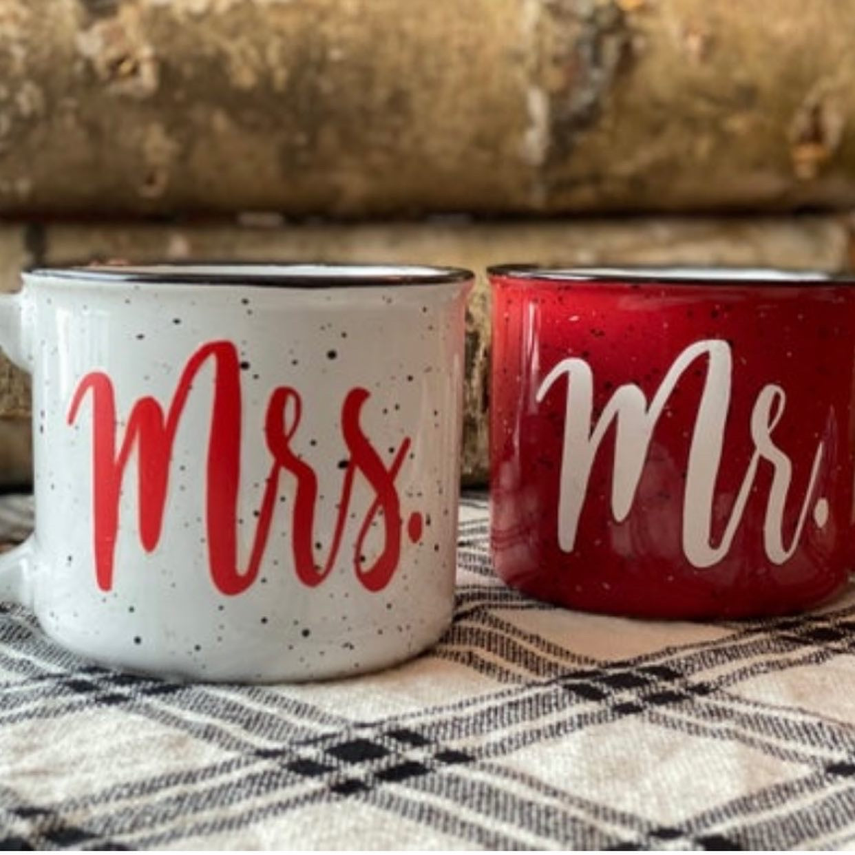 Mr. and Mrs. Campfire Mug Set