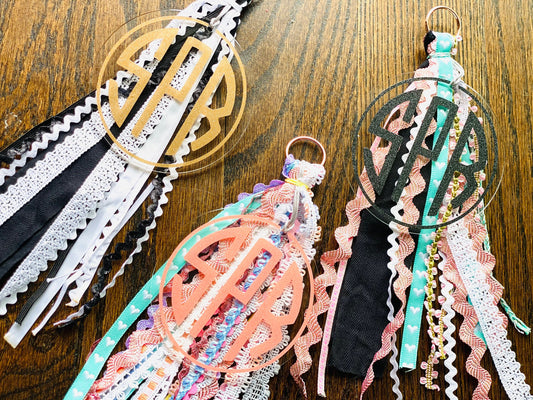 Custom Monogram Bogg Bag Tassel