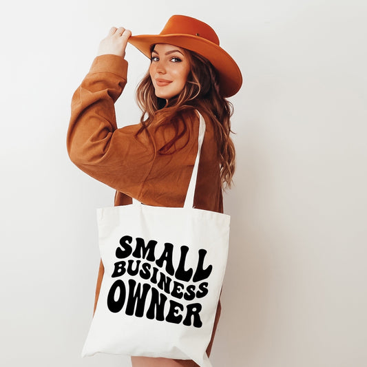 Small Business Owner Tote Bag, Small Business Owner, Retro Tote Bags, Small Business Owner Retro